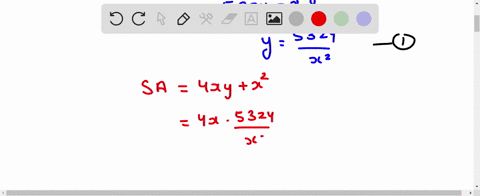 a-rectangular-box-is-designed-to-have-square-base-and-an-open-top-the-volume-is-to-be-5324-in-what-is-the-minimum-surface-area-that-such-box-can-have-answer-2-points-keypad-55122