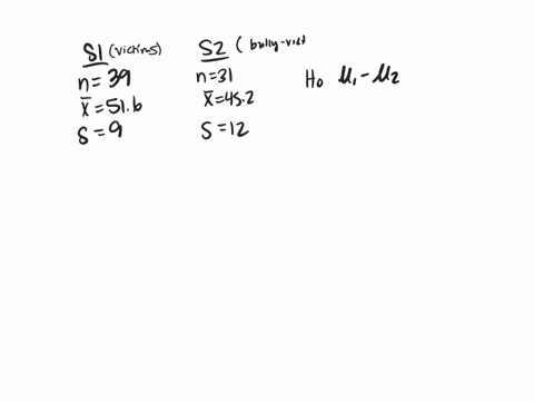 6-the-t-test-for-two-independent-samples-two-tailed-example-bullying-according-to-noted-expert-dan-olweus-poisons-the-educational-environment-and-affects-the-learning-of-every-child-bullying-31515