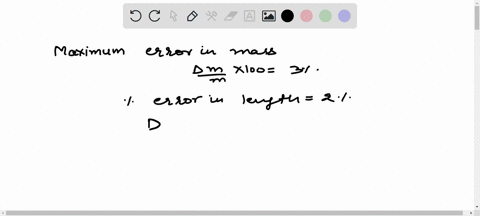 the-density-of-a-cube-is-calculated-by-measuring-the-length-of-one-side-and-its-mass-if-the-maximum-errors-in-the-measurement-of-mass-and-length-are-3-and-2-respectively-then-what-is-the-maximum-possi