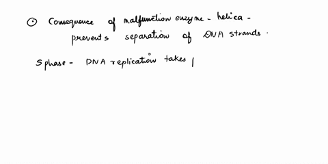 a-cell-undergoes-a-nuclear-division-and-separation-of-the-cytoplasm-after-which-the-number-of-cellular-organelles-is-doubled-and-cell-size-increases-greatly-however-a-malfunctioning-enzyme-h-29747