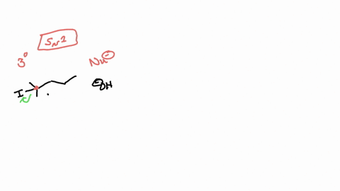 show-the-appropriate-mechanism-and-products-for-the-following-nucleophilic-substitution-reactions-label-the-rate-limiting-step