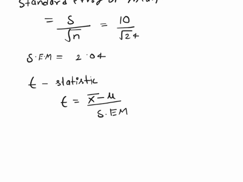 a-sample-mean-sample-size-and-sample-standard-deviation-are-provided-below-use-the-one-mean-t-test-to-perform-the-required-hypothesis-test-at-the-1-significance-level-x-34-s-10-n-24-001-h0-3-49935
