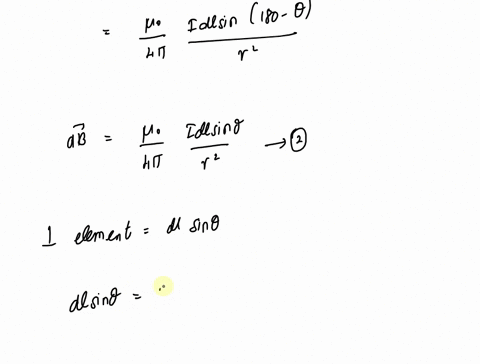the-magnetic-field-produced-by-a-thin-stralght-conductor-finite-length-carrying-a-current-at-perpendicular-distance-from-the-conductor-is-given-by-b-sine-4ta-sin8z-a-use-the-biot-savart-law-13458