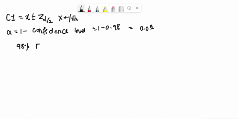 the-mean-test-score-for-a-simple-random-sample-of-n100-students-was-x6730-the-population-standard-deviation-of-test-scores-is-15-construct-a-98-confidence-interval-for-the-population-mean-te-99668