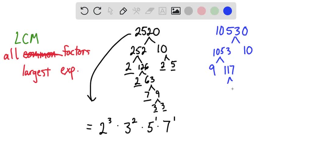 State The Fundamental Theorem Of Arithmetic. Find The Lcm Of The 