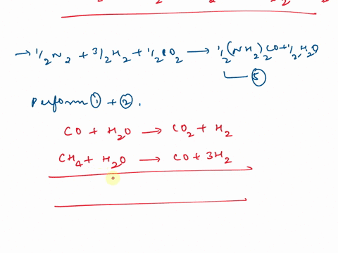 urea-nh22cocan-be-manufactured-from-methanech4-water-and-nitrogen-via-a-pathway-requiring-four-chemical-reactions-reaction1ch4h2o-co3h2-reaction2coh2o-co2h2-reaction3n23h2-2nh3-reaction4nh30-93929