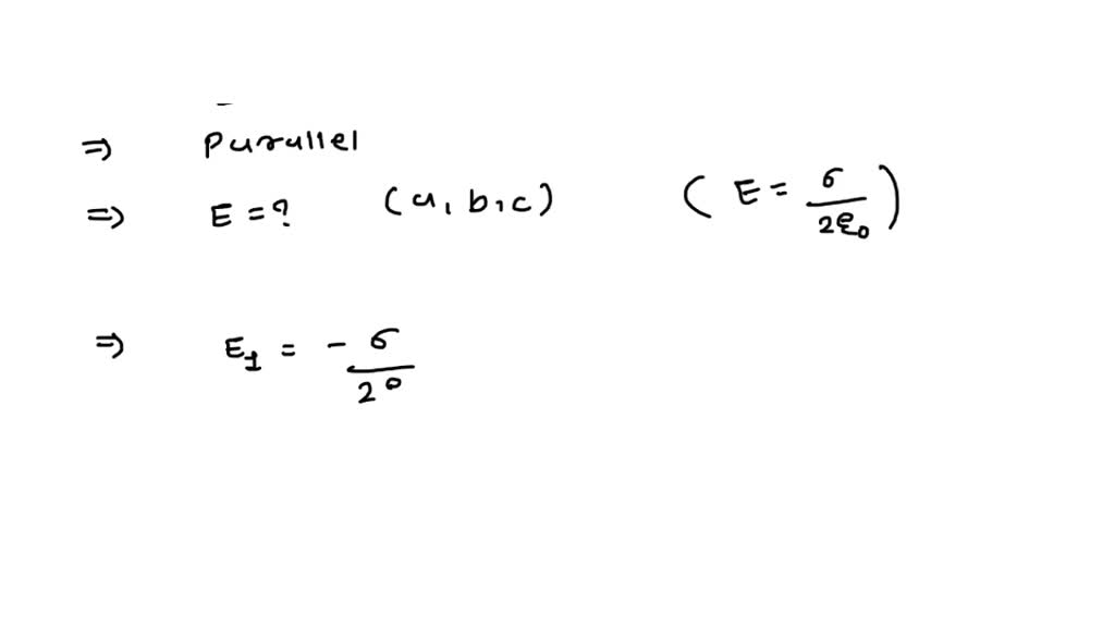 SOLVED: 4. Two Infinite Planes With Surface Charge Densities Of To Are ...