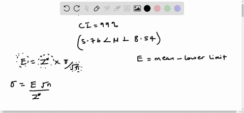 if-we-have-a-random-sample-of-14-values-from-a-normal-population-that-gives-us-a-99-confidence-interval-of-576-u-854-what-is-the-standard-deviation-of-the-sample-287-191-195-172-27112