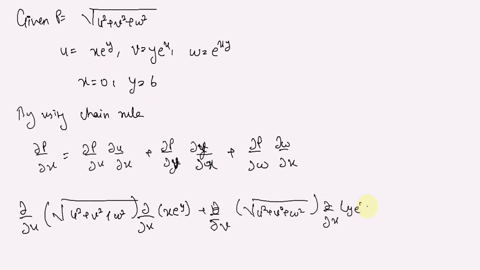 use-the-chain-rule-to-find-the-indicated-partial-derivatives-p-u2-v2-w2-u-xey-v-yex-w-exy-p-x-p-y-when-x-0-y-6-50598