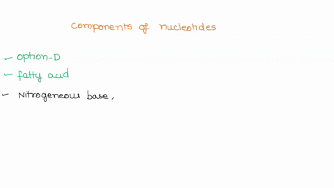 which-of-the-following-is-not-one-of-the-components-of-nucleotide-sugars-phosphates-nitrogenous-bases-fatty-acids-44236