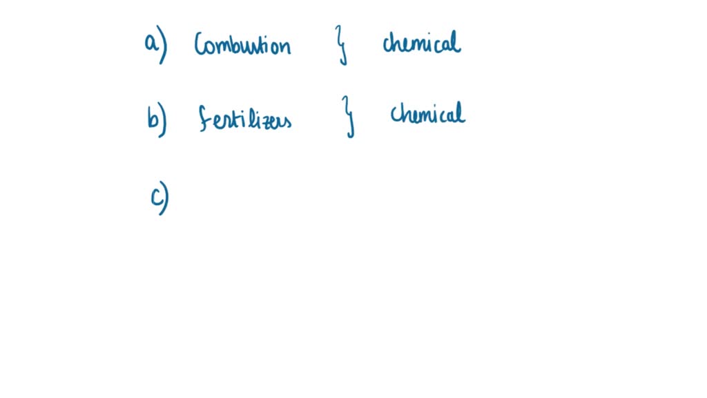 SOLVED Do the following statements describe chemical or physical