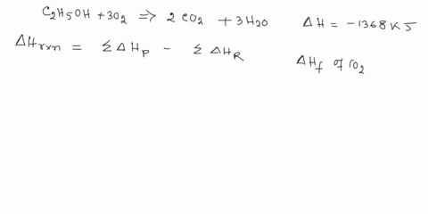 ethanol-undergoes-combustion-in-oxygen-t0-produce-carbon-dioxide-gas-and-liquid-water-_-the-standard-heat-of-combustion-of-ethanol-czhsoh-is-13668-kjmol_-given-that-ahpic02g-3935-kjmol-and-a-59183