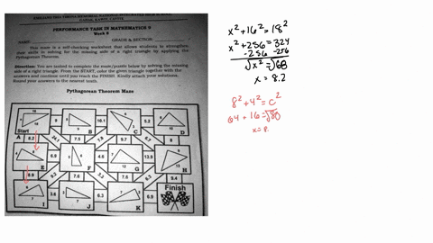 Here is the piece in the textbook where it explains the maze...