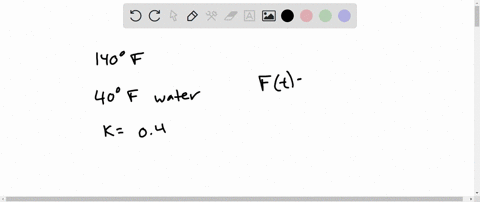 an-object-with-initial-temperature-140-f-is-submerged-in-large-tank-of-water-whose-find-a-formula-for-ft-the-temperature-of-the-object-after-t-minutes-temperature-is-40-f-k-04-if-the-cooling-14712