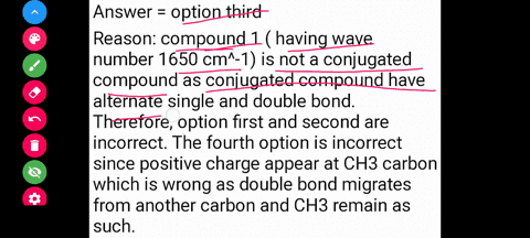 compare-the-wavenumber-of-absorption-for-the-following-two-c-c-bonds-use-resonance-structure-to-explain-why-the-c-c-bond-in-the-conjugated-compound-produces-a-signal-at-lower-wave-number-165-40573