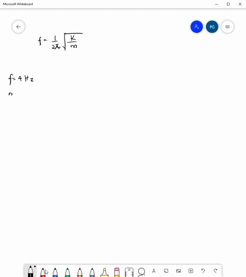 a-mass-on-a-spring-vibrates-in-simple-harmonic-motion-at-a-frequency-of-40-hz-and-an-amplitude-of-80-cm-if-the-mass-of-the-object-is-020-kg-what-is-the-spring-constant-0-a-126-nfm-0-b-160-nm-85124
