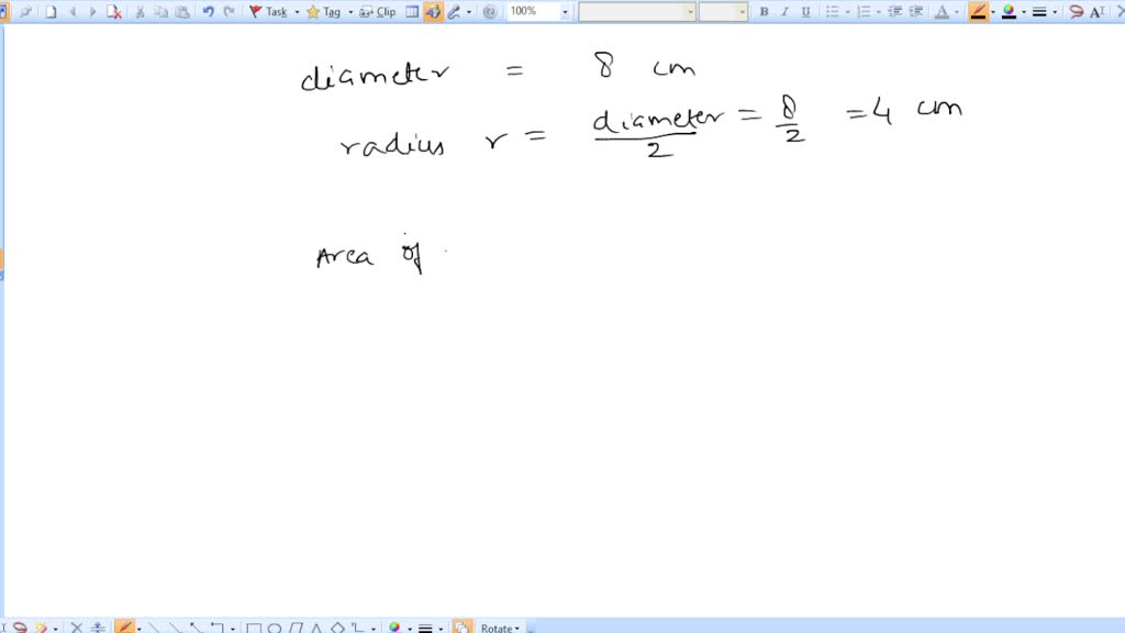calculate the perimeter of circle whose diameter is 8 cm