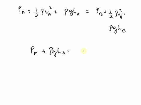 water-flows-downward-along-a-pipe-that-is-inclined-at-30-below-the-horizontal-as-shown-pressure-difference-p_a-p_b-is-due-partly-to-gravity-and-partly-to-friction-derive-an-algebraic-expression-for-2