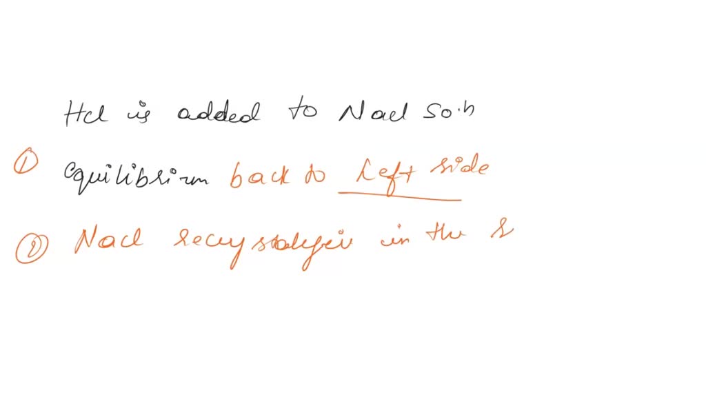 Solved Part I Common Ion Equilibria Equilibrium With Saturated