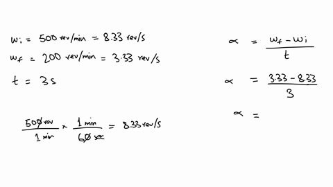 an-electric-fan-is-turned-off-and-its-angular-velocity-decreases-uniformly-from-550-revmin-to-200-revmin-in-300-s-a-find-the-angular-acceleration-in-revs2revs2-express-your-answer-in-revolut-92421