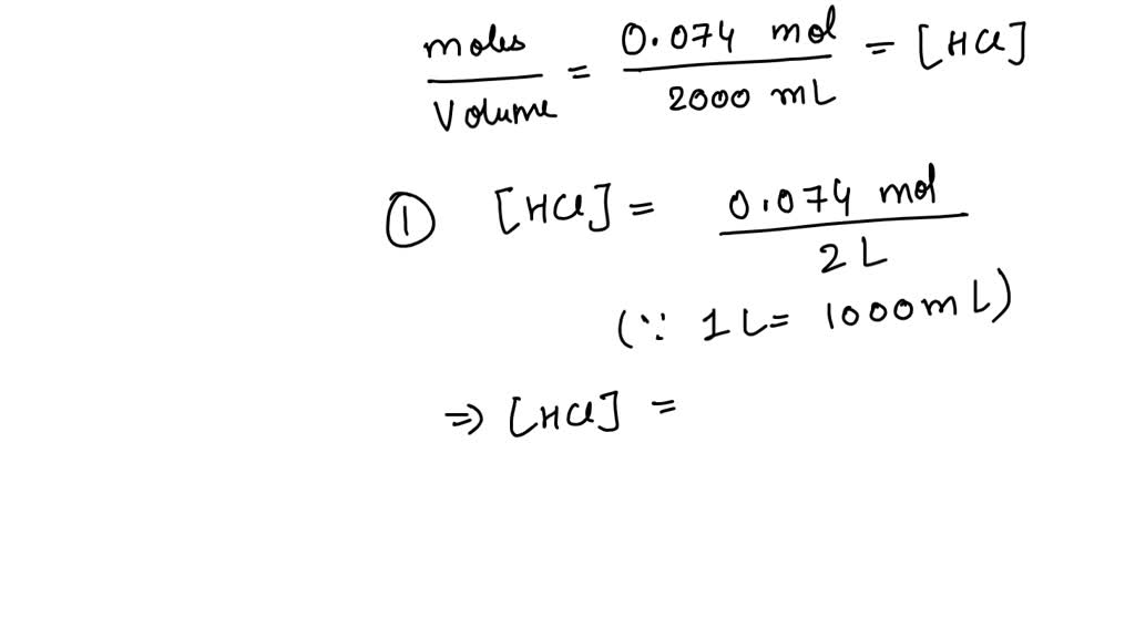 the ph of solution of hcl is 4 calculate its molarity