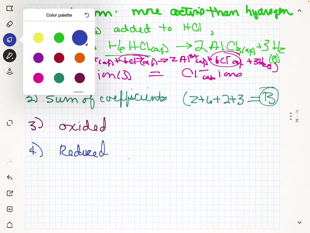 SOLVED Aluminum more active than hydrogen When solid aluminum added