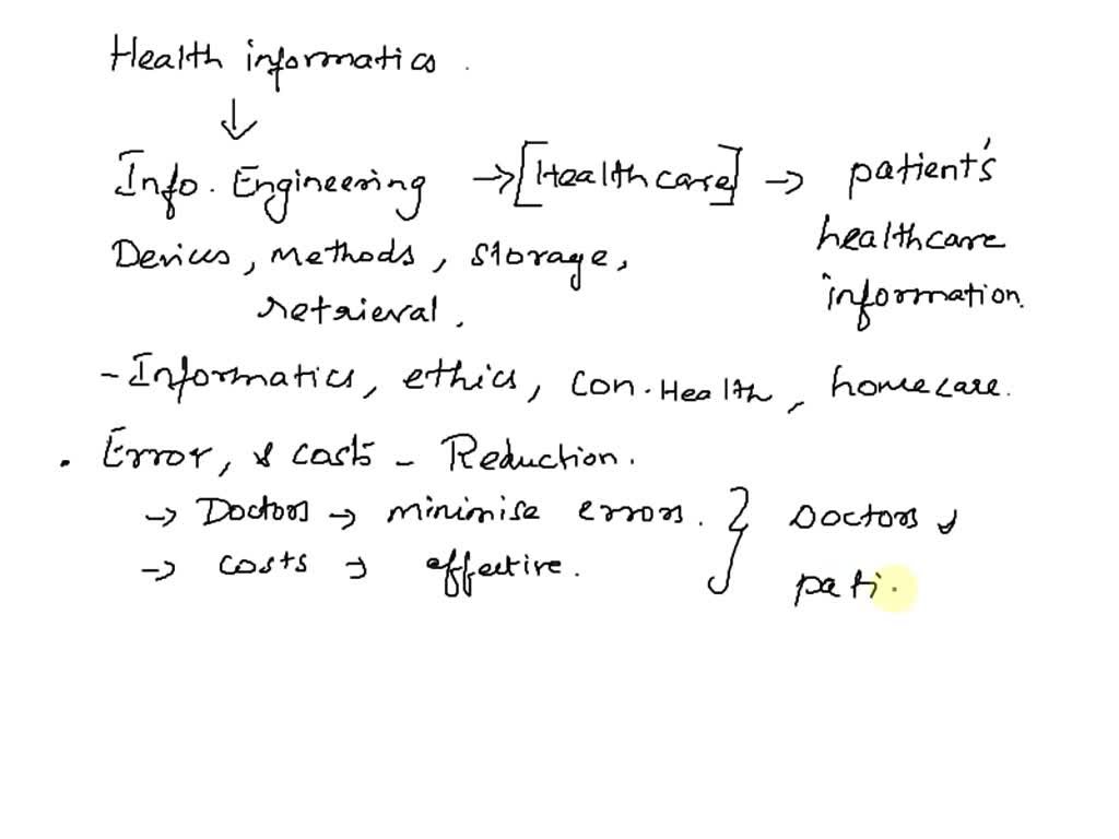 SOLVED explain how an Electronic Health Record (EHR) system can improve efficiency in data