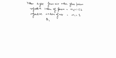 9-yellow-light-from-air-enters-a-glass-prism-n-157-at-the-point-a-with-incident-angle-159-as-shown-utilizing-snell-law-the-law-of-reflection-and-your-geometrical-finesse-accurately-trace-the-46928