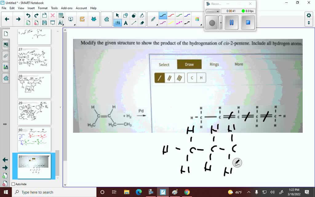 SOLVED Modify the given structure to show the product of the