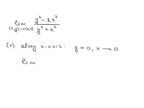 use-the-two-path-test-to-prove-that-the-following-limit-does-not-exist-2x2-xy00-what-value-does-xy-approach-as-xy-approaches-00-along-ihe-x-axis-select-the-correct-choice-below-and-if-necess-87193