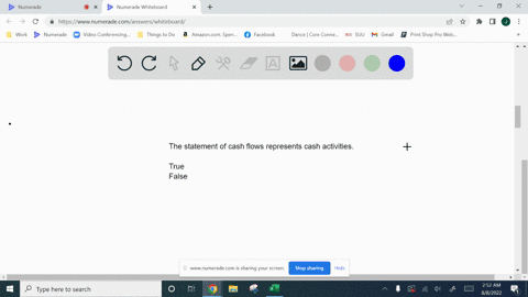 1-the-statement-of-cash-flows-summarizes-only-cash-transactions-true-false-2-which-of-the-following-is-an-example-of-a-financing-activity-a-paying-for-inventory-b-purchasing-a-fixed-asset-c-71064