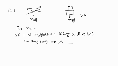 box-a-is-on-a-frictionless-incline-attached-to-box-b-by-a-string-which-goes-over-a-pulley-at-the-top-of-the-incline-allowing-b-to-hang-in-the-air-the-incline-is-at-an-angle-of-37-box-b-has-a-59616
