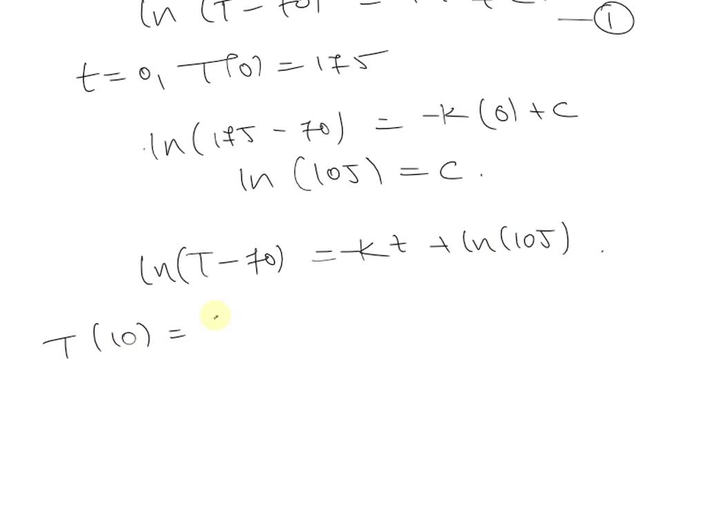 SOLVED A turkey is removed from the oven when its temperature reaches