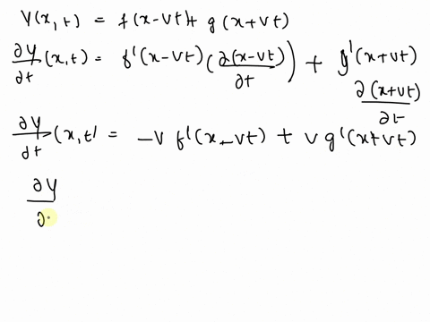 2-consider-the-general-solution-to-the-wave-equationnamely-yxtfx-vtgxvtif-an-infinitely-long-string-is-pulled-into-the-shape-of-some-functionsayx-and-then-released-from-this-0calculate-xt-an-51419