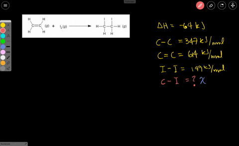 consider-the-following-reaction-i2-g-h-g-ah-64-kj-estimate-the-carbon-iodine-bond-energy-given-that-the-c-_-c-bond-energy-is-347-klmol-the-c-g-bond-energy-is-614-kj-mol-and-the-i-bond-energy-85986
