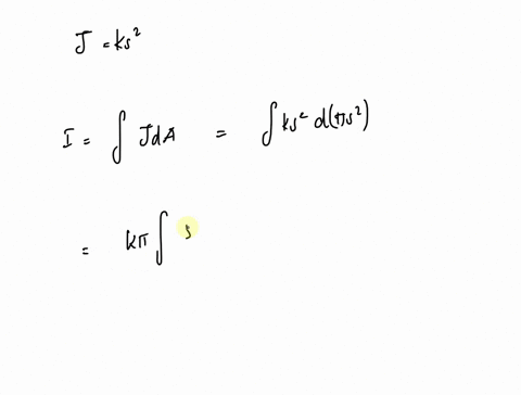 4a-current-flows-down-long-cylindrical-wire-of-radius-in-such-way-that-the-current-density-j-is-proportional-to-where-is-the-distance-from-the-axis-of-the-wire-calculate-the-magnetic-field-b-39278