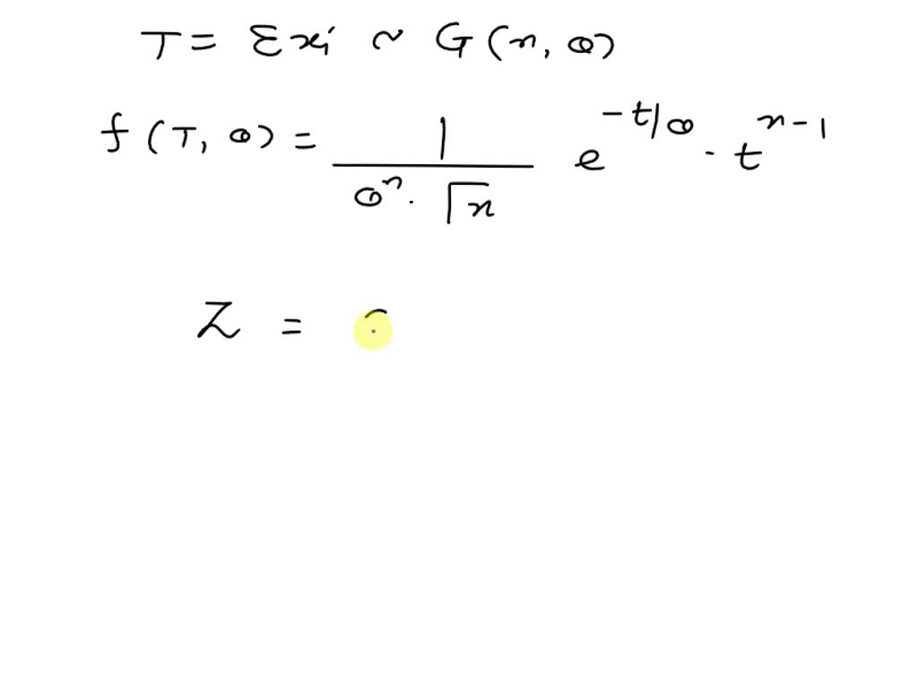 SOLVED: Given that, a random function, x(t) is framed by a RV, X ...