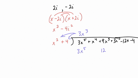 given-px3x5x49x33x212x4-and-that-2i-s-a-zero-write-p-in-factored-form-as-a-product-of-linear-factors-be-sure-to-write-the-full-equation-including-px-95531