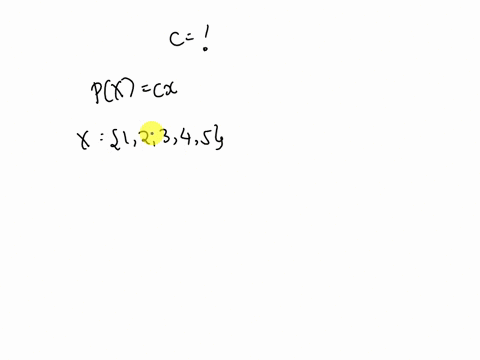 discrete-random-variable-x-has-the-following-probability-mass-function-pmf-pxr-ci-for-i-x-12345-determine-the-value-of-the-constant-95292