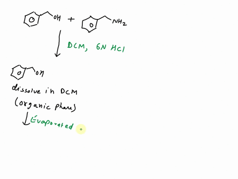 student-inadvertently-mixed-benzyl-alcoho-with-benzyl-amine-and-chooses-separate-them-by-extraction-the-steps-separate-these-compounds-are-given-below-match-the-blank-with-the-proper-reagent-85409