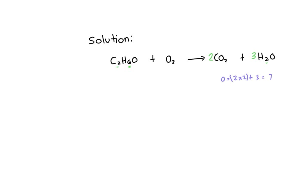 SOLVED: Balance the equations and by inserting the coefficients as ...