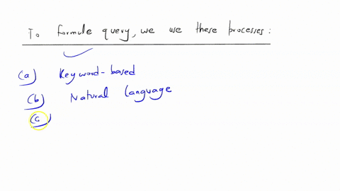 which-approaches-can-be-used-to-formulate-a-query