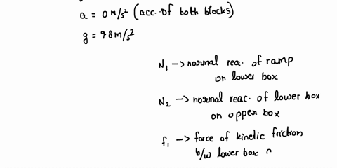 you-are-lowering-two-boxes_-one-on-top-of-the-other-down-the-ramp-shown-in-the-figure-figure-by-pulling-on-rope-parallel-to-the-surface-of-the-ramp-both-boxes-move-together-at-constant-speed-39063