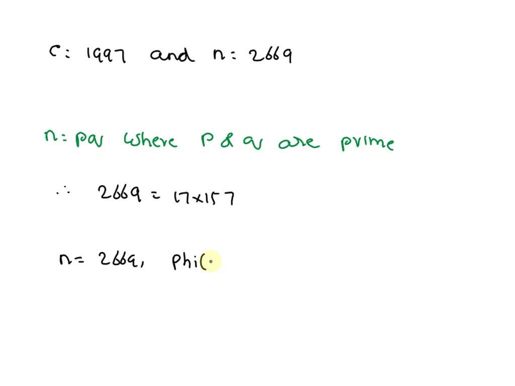 SOLVED: A discrete log cipher is defined by the function x->x^(e) where ...