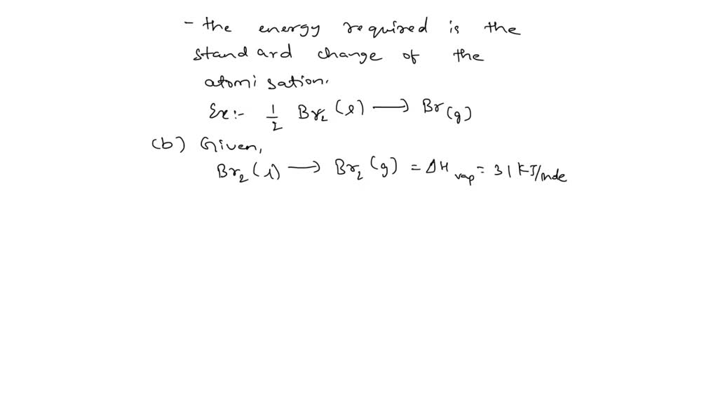 SOLVED (a) What is meant by the term standard enthalpy change of
