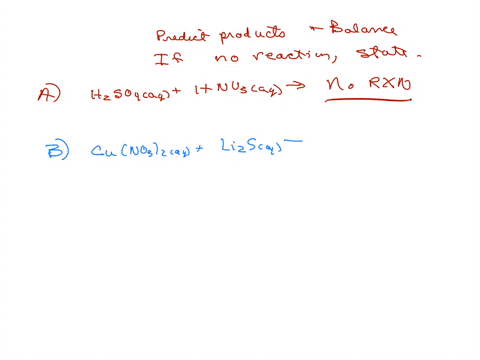 predict-the-products-of-each-of-these-reactions-and-enter-balanced-molecular-equations-for-each-if-no-reaction-occurs-enter-no-reaction-part-a-h2so4aq-hno3aq-express-your-answer-as-a-molecul-88598