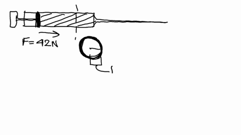 find-the-pressure-increase-in-the-fluid-in-a-syringe-when-a-nurse-applies-a-force-of-42-n-to-the-syringes-circular-piston-which-has-a-radius-of-11-cm-14167