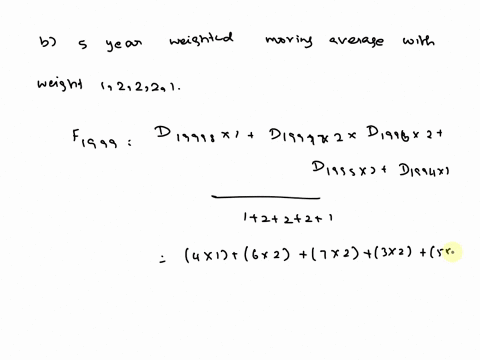 6-for-the-following-data-verify-that-the-year-weighted-moving-average-with-weights-1-2-2-2-respectively-is-equivalent-to-year-centred-moving-average-marks-year-1994-1995-1996-1997-1998-1999-04881