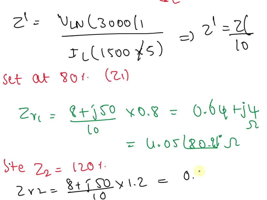 SOLVED The following table gives positive sequence line impedances as