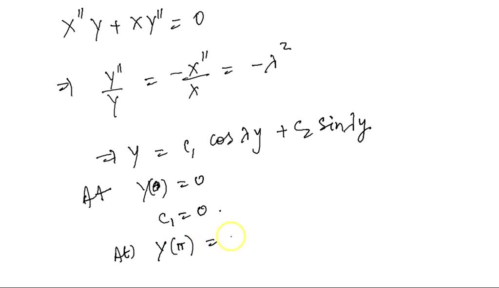 Solved Solve Laplace S Equation Uxx Uyy 0 0